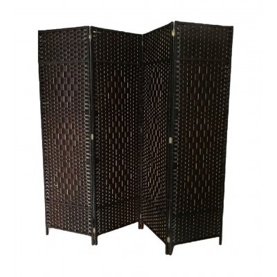 Hasır Paravan - Kahverengi